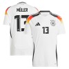 Maglia ufficiale Germania Muller 13 Casa Euro 2024 per Uomo